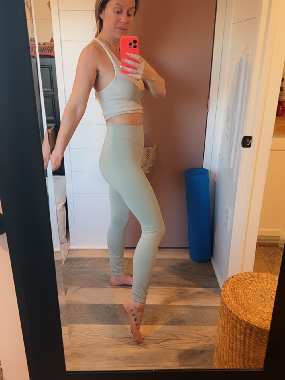 NWOT lululemon  High-Rise Sage Green Leggings